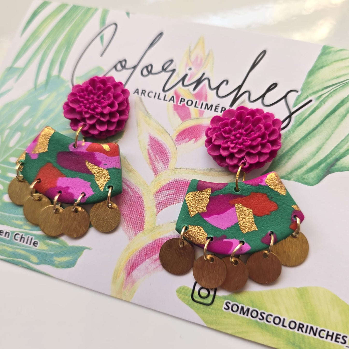 Colomba verde & fucsia