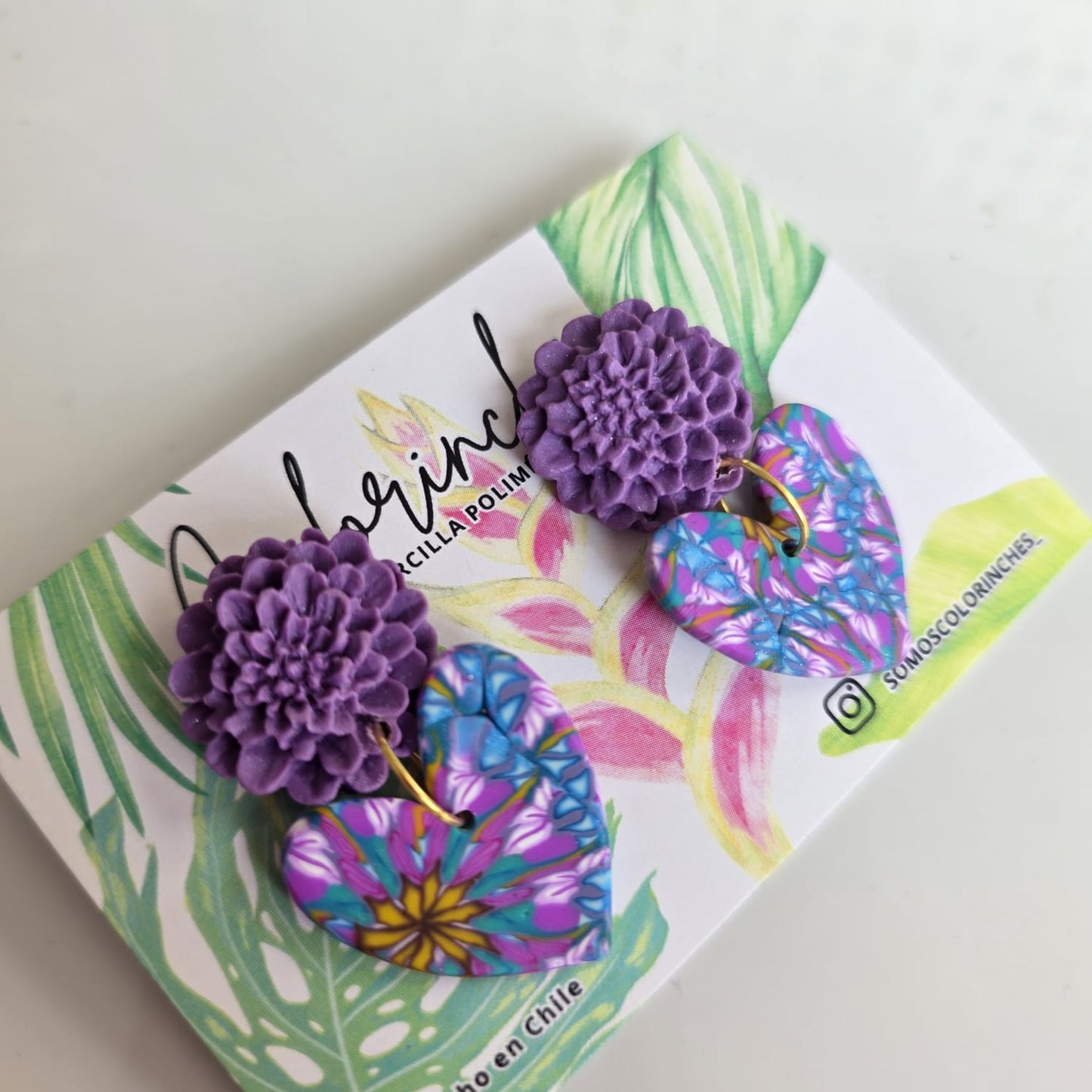 Aros Milagrito Peonías 5