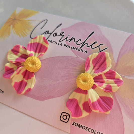 Floripondia M - Amarillo/Fucsia