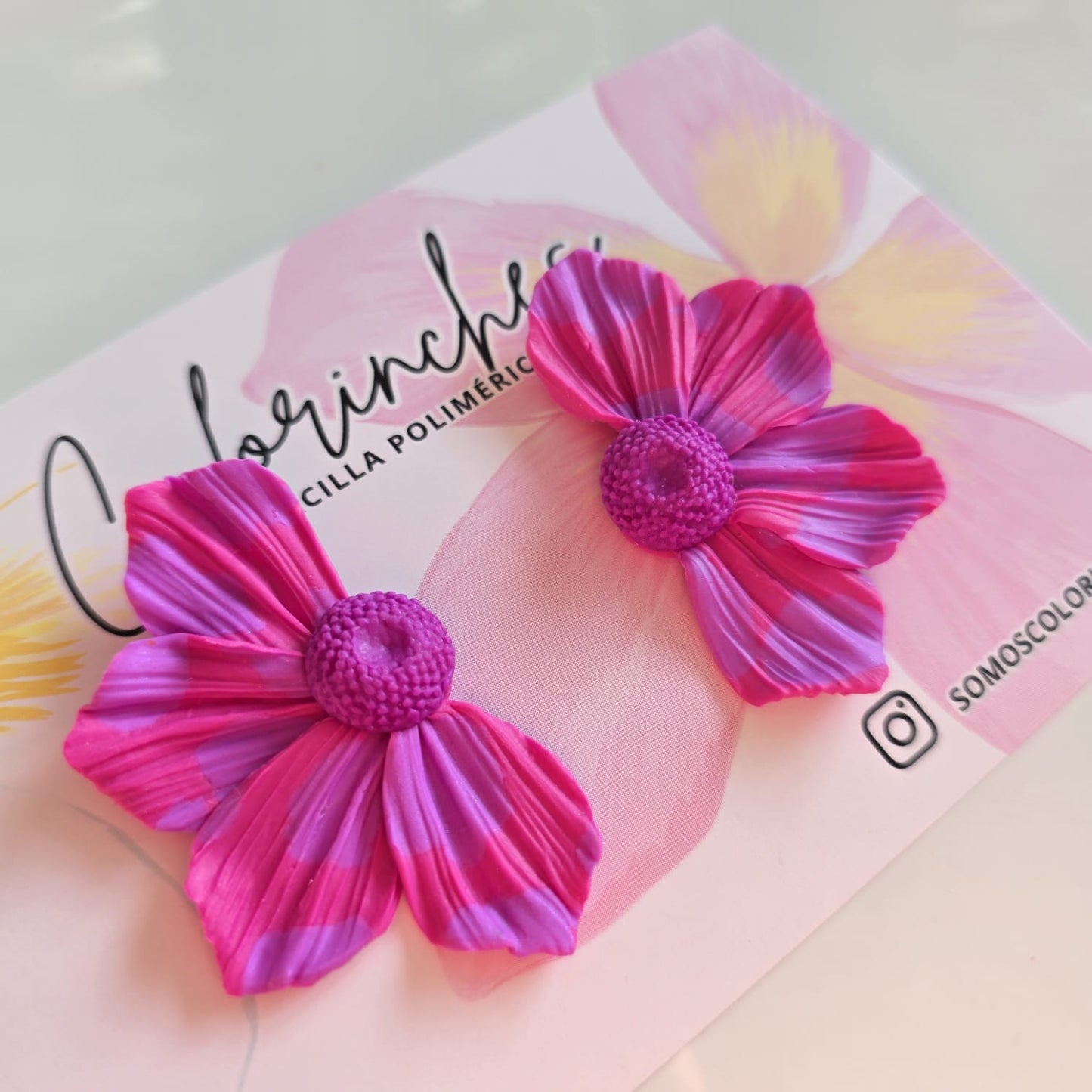 Floripondia M - Fucsia/Morado