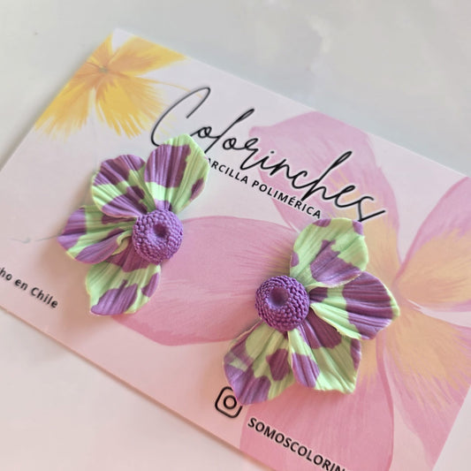 Floripondia M- verde menta/ lila