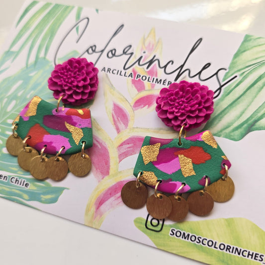Colomba verde & fucsia