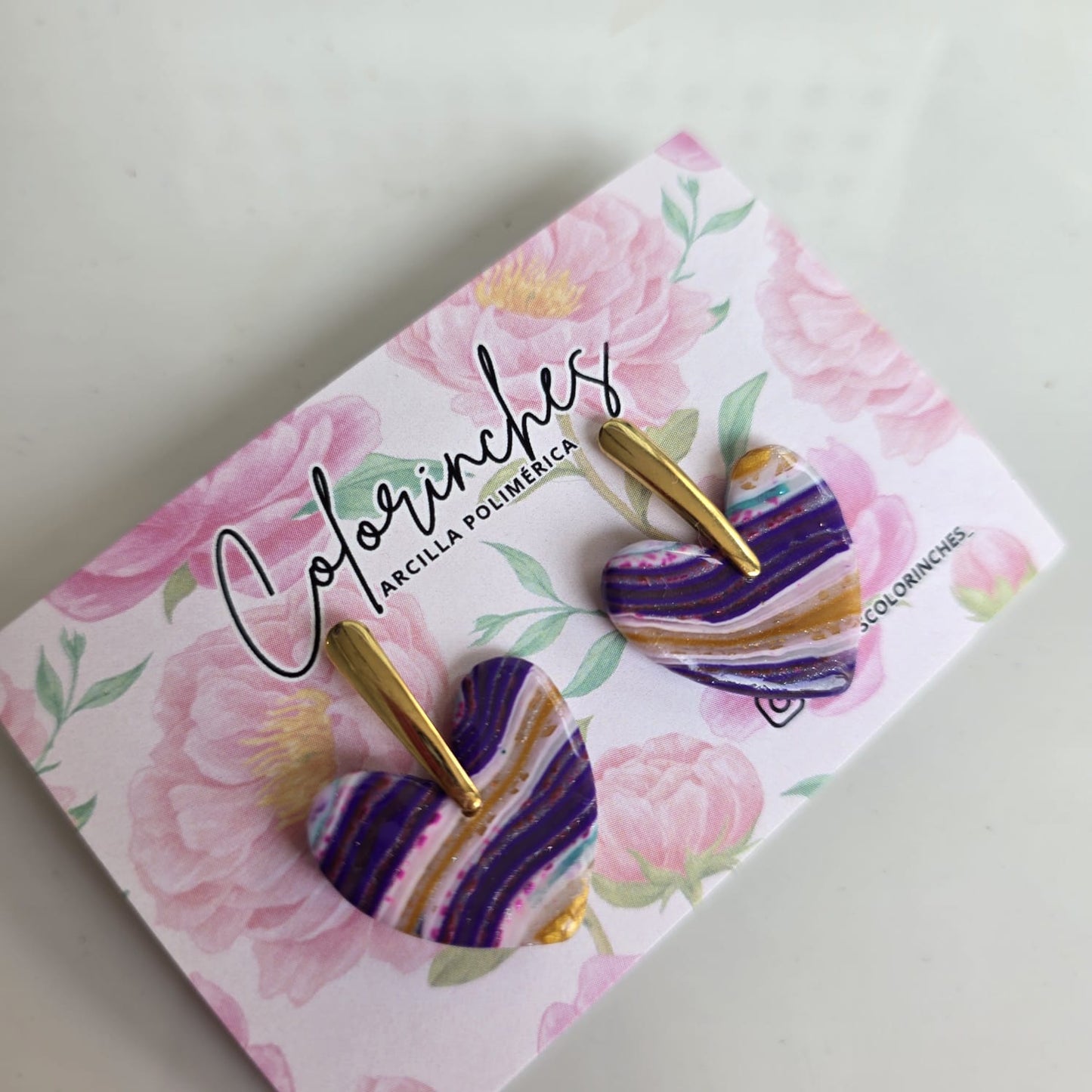 Aros Corazón de Melón 8