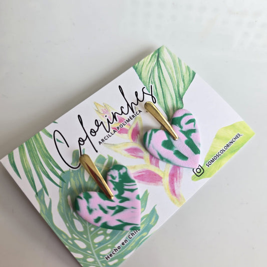 Aros Corazón de Melón 7