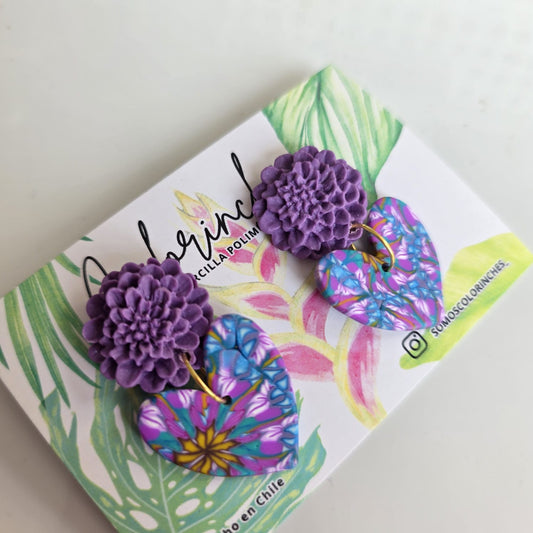Aros Milagrito Peonías 5