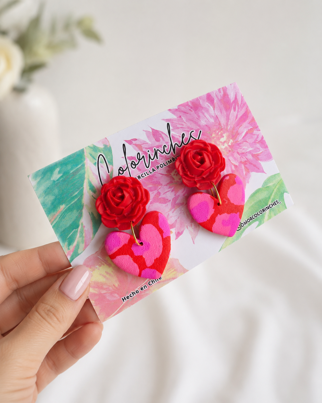 Aro milagrito rosa roja