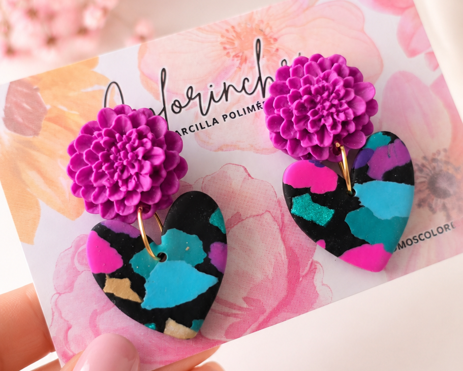 Aros peonia magenta black